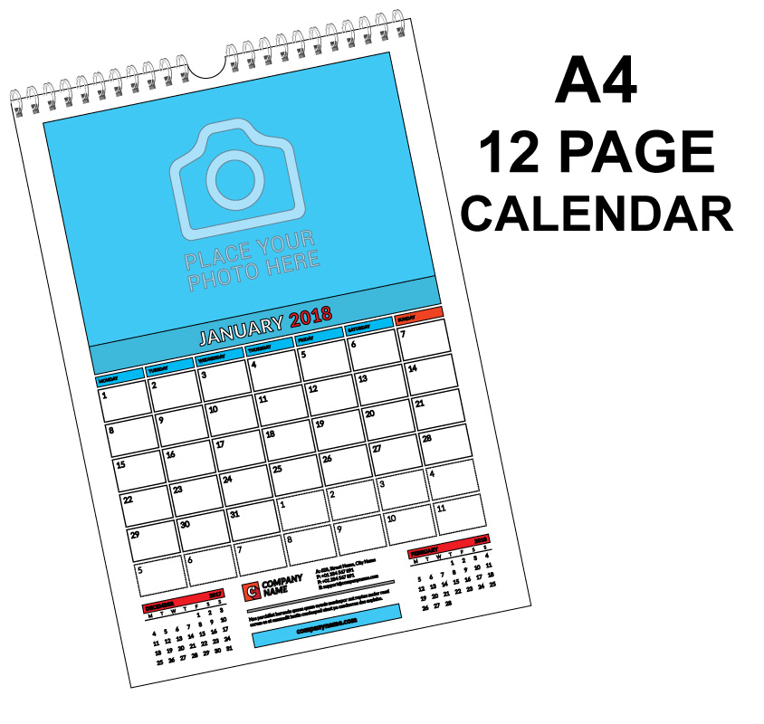 12PAGECALENDAR I Am Print